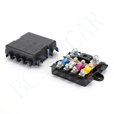 5-Way Fuse Box Block Fuses Holder Waterproof Indicator For Car Marine Boat SUV • $32.89