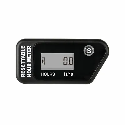 Digital Maintenance Hour Meter Marine Hour Meter Motorcycle Meter Waterproof  • $13.99