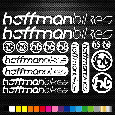 FITS Hoffman Bikes Vinyl Decals Sheet Frame Cycle Cycling Bicycle Mtb Road • $14.08