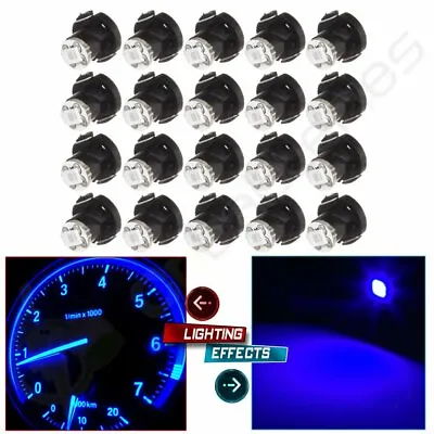 20 X Blue T4/T4.2 1-2835SMD Led Neo Wedge Dash Switch Lamp A/C Climate Light • $9.79