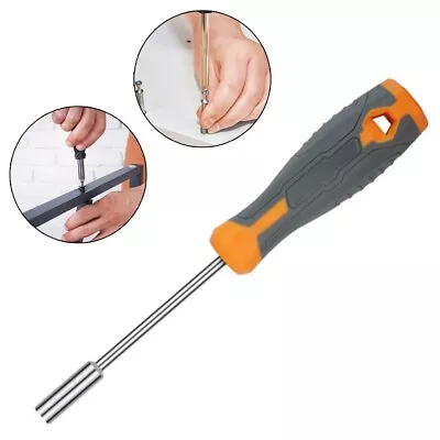 6.35mm Hex Adapter Screwdriver Handle Magnetic Head Screwdriver Bit Holder • £5.14