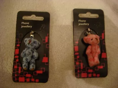 Mini Plush Bear  Phone Charm 2 Different Ones To Collect • £3.99