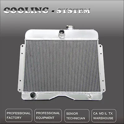 CC4964 3 Row Aluminum Radiator For 46-64 Jeep Willys 50-58 CJ Series For MT ONLY • $126