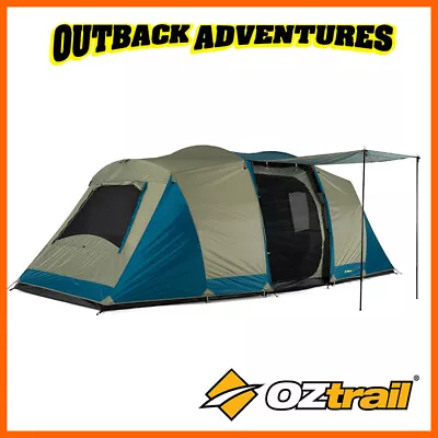 Oztrail Seascape 10p Dome Tent Camping 10 Person (3 Room) Dtmsea-d • $264