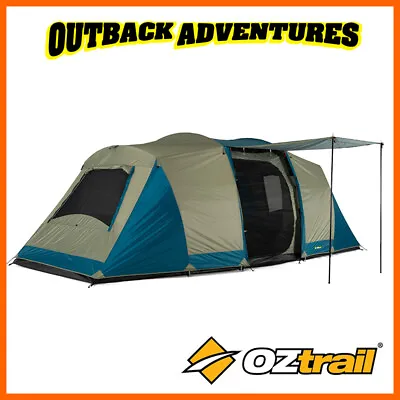 $264 • Buy Oztrail Seascape 10p Dome Tent Camping 10 Person (3 Room) New Model Dtmsea-d