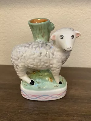 Pfaltzgraff Sheep Bud Vase Circle Of Kindness Lamb 2006 Preowned • $19.99