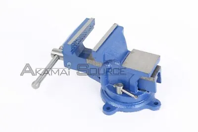 £38.91 • Buy 4  Bench Steel Vise With Anvil Swivel Locking Base Clamp Work Top Table Tool