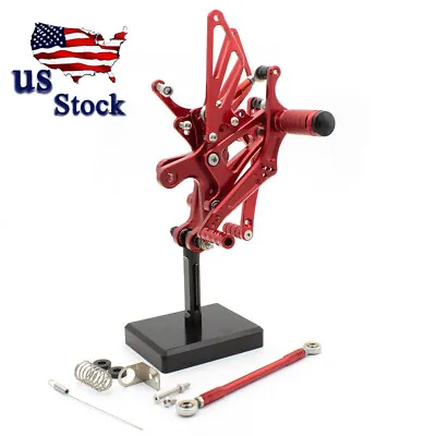 For Yamaha YZF R1 1998-2000 2001 2002 2003 Rear Set Adjustable Rearsets Footpegs • $109.73