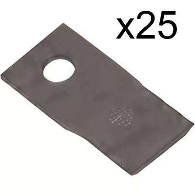 25 Of Disc Mower Blades Left Hand 95 MM X 45 MM W/ 16.25 MM Hole 561-512-10 • $47.85