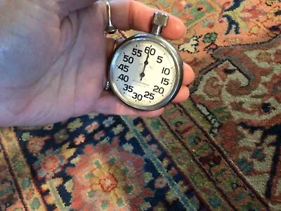 VINTAGE MINERVA HORSEMENS STOP WATCH  7 Jewels Swiss Base Metal • $35