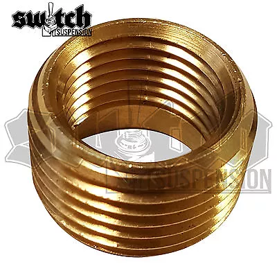 Brass Pipe Fitting 3/8 NPT Male To 1/4 NPT Female Reducer Face Bushing • $2.50