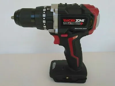 New Brushless Hammer Workzone Xfinity 20v Cordless Drill Skin Driver Power Tool • $159.96