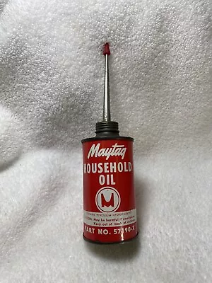 VINTAGE Maytag Newton 3 Three Ounce Can Tin Household Oil Nice Shape NOS Sealed • $39.99