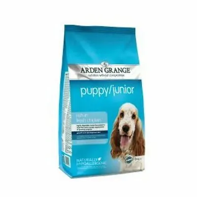 £32.64 • Buy Food Range Pupp/Junior Dog Food Chicken Flavoured Arden Grange 6 Kg Nutrition