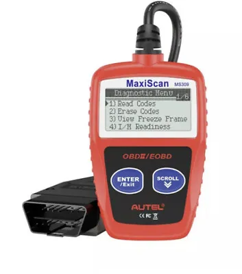 Autel MaxiScan MS309 OBD2 Check Engine Car Diagnostic Code Reader Scanner Tool • $19.90