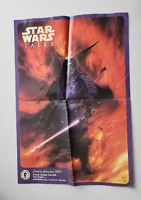 $25.59 • Buy Star Wars Tales Dark Horse Comics 2002, Senshi Pinup By Tsuneo Sanda Poster
