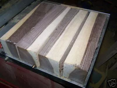 Four (4) Marbled Black Walnut Turning Lathe Blocks Wood Lumber 3 X 3 X 12  • $49.95
