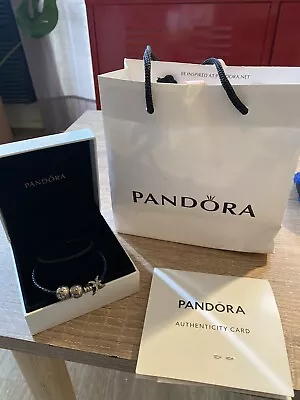 Pandora Pisces Charm Zodiac Bracelet With Original Gift Receipt NO RESERVE • $51