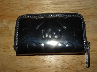 $39.99 • Buy Mj Marc Jacobs Puffy Heart Zip Around Coin Clutch Wallet