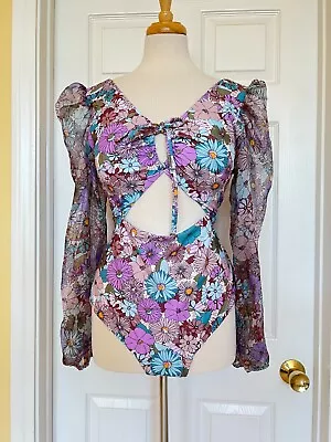 GABIFRESH X SWIMSUITS FOR ALL Floral One Piece Bathing Suit Size 20 D-DD • $24.99