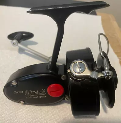 Beautiful Garcia Mitchell Saltwater Spinning Reels 302 Works Perfectly • $37