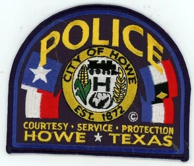 Texas Tx Howe Police Nice Shoulder Patch Sheriff • $5.99