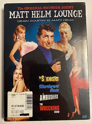 Matt Helm Lounge DEAN MARTIN Swinger Agent 4 DVD Set NEW & SEALED • $49.99