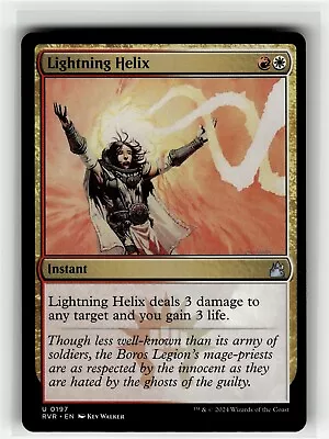 Lightning Helix (197) Ravnica Remastered RVR (BASE) NM+ (MTG) • $1.21