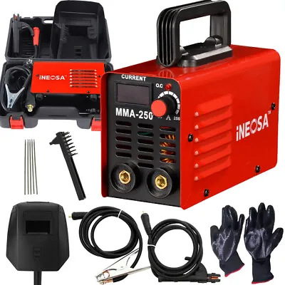 Portable Mini ARC MMA‑250 Amp IGBT Inverter Welder Electric Welding Machine UK • £48.35