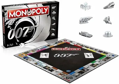Official 007 James Bond Monopoly Trading Traditional Family Board Game • £39.95