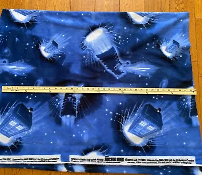 $11.99 • Buy Doctor Dr Who Fleece Fabric For Craft  Projects Blanket 1 Yard 36 X 60 NEW 