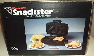 Vintage Toastmaster SNACKSTER Snack Sandwich Maker #294   • $25