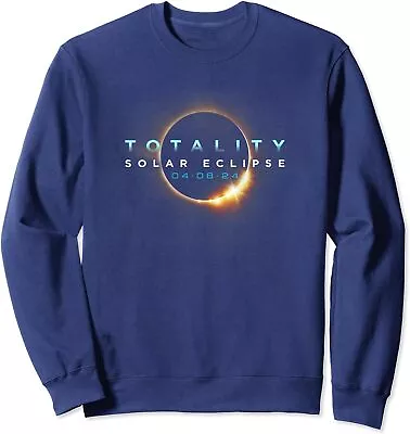 Astronomy Lovers! Total Solar Eclipse 2024 Totality Unisex Crewneck Sweatshirt • $26.99