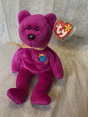 TY Beanie Babies - Millenium Bear *1st Addition With Errors* • £400