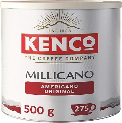 Kenco Millicano Americano Original Instant Coffee Tin 500g 500 G (Pack Of 1)  • £30.54