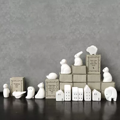 £5.99 • Buy East Of India Matchbox Porcelain Figure Ornament Sentimental Love Angel Keepsake