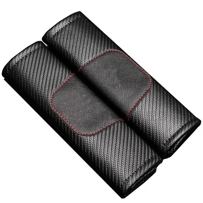 2Pcs Carbon Car Seat Belt Cover Shoulder Protector Cushion Pad For Mercedes Benz • $18.89