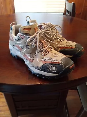 The North Face Womens Trail Hiking Shoes Size US 10 Light Brown Gor-Tex / Vibram • $45.99