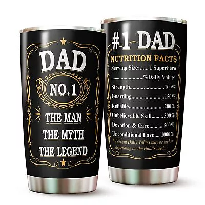 Gifts For Dad On Fathers Day Christmas Birthday - Dad Tumbler - Dad Cup - D... • $36.09