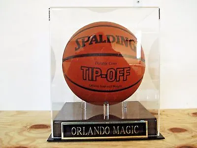 $69 • Buy Orlando Magic Basketball Display Case With An Engraved Nameplate