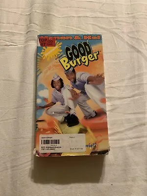 Good Burger (VHS 1998) Nickelodeon Classic Comedy Movie 90s Orange Untested • $19.99