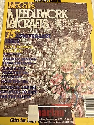 McCall's Needlework & Crafts Magazine September 1988 Crochet Knitting Sewing • $8.96