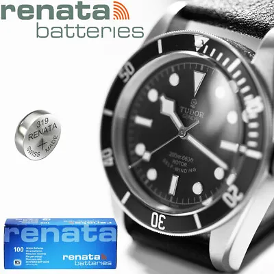 RENATA® 319 SR527SW V319 S526E 615 280-60 SR64 Watch Battery SILVER OXIDE NEW • £2.34