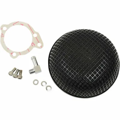 Black  Bob  Retro Style 5.5  Air Cleaner Fits Harley S&S Super E / G Carb • $69.95