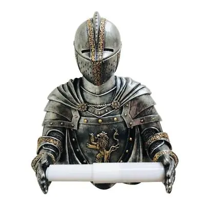 $68.82 • Buy Medieval Statue Knight Toilet Paper Dispenser Wall Mounted Tissue Roll Holder