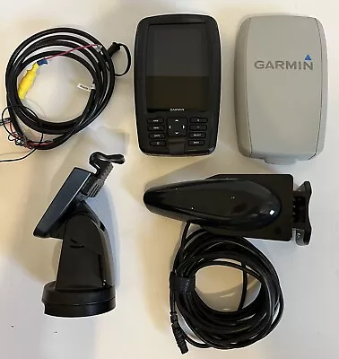 Garmin 010-01886-01 EchoMAP CHRIP Plus 44cv US BlueChart G3 + G20 Transducer • $98