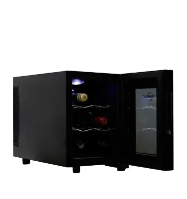 Koolatron - 6 Bottle Wine Cellar/Cooler - Tabletop Wine Fridge (WC06)  New FLAW • $30