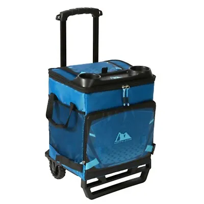 Arctic Zone 50 Can Rolling Cooler/Esky W Pullup Handle + Foldable FREE SHIPPING* • $62.99