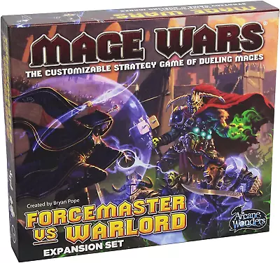 Mage Wars Forcemaster Vs. Warlord Expansion Board Game • $29.10