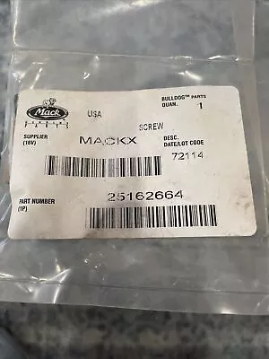 Mack Truck Parts 25162664 Screw *Lot Of 4* • $31.96